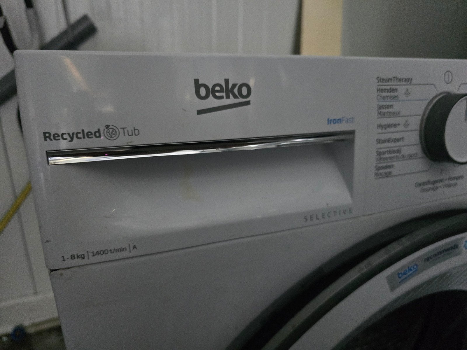 Keurige jong-gebruikte Beko wasmachine! 8KG! Bezorgen kan!✅️, 1200 tot 1600 toeren, Beko, Beko, 8 tot 10 kg