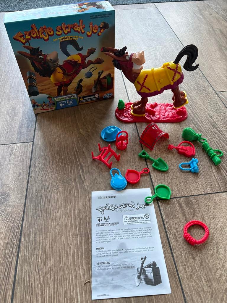 Ezeltje Strek Je! Hasbro bordspel met bokkige ezel, Ophalen, Zo goed als nieuw, Jongen of Meisje