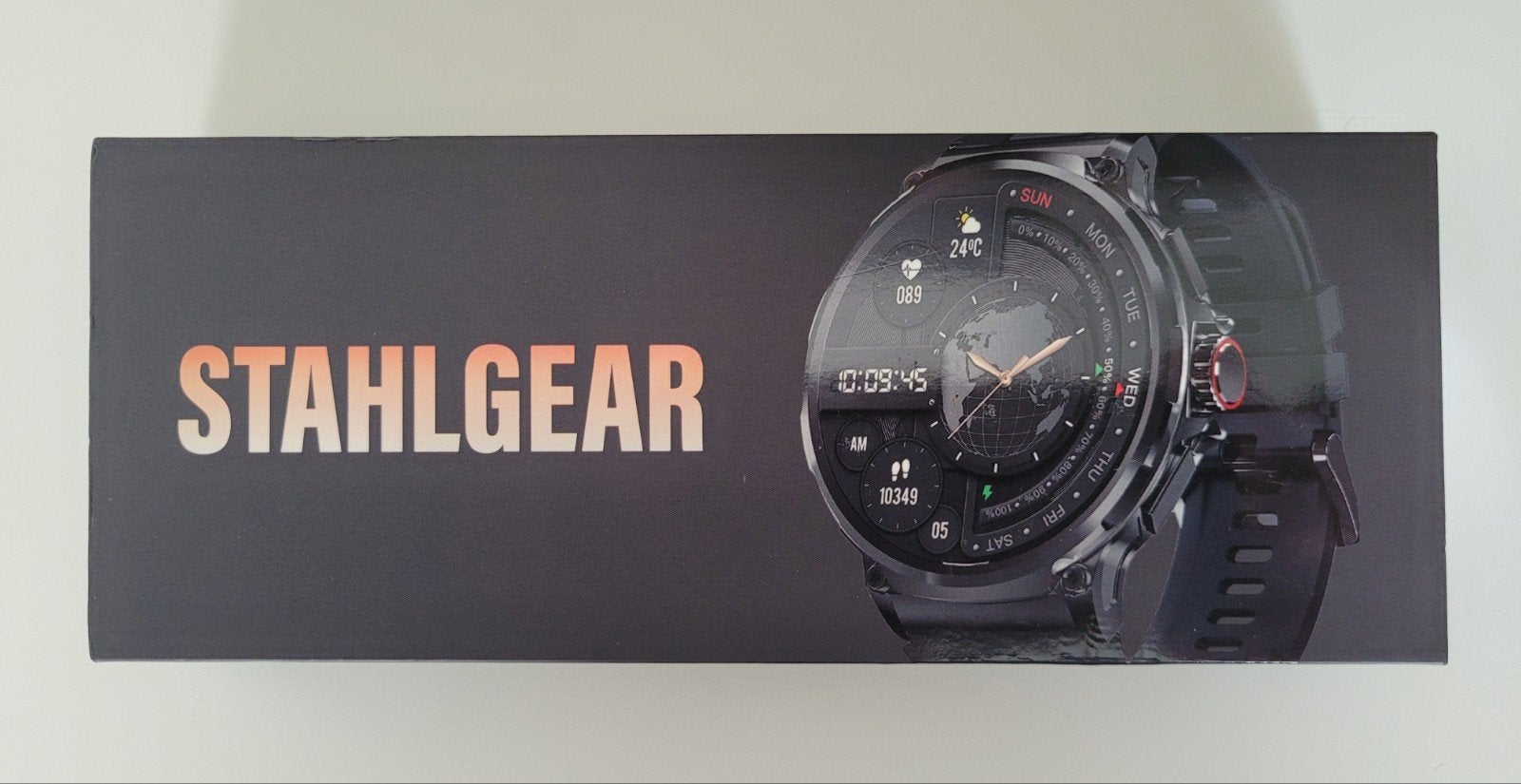 Stahlgear Zeus Smartwatch met extra bandjes, Nieuw, Ophalen of Verzenden, Waterdicht, Android