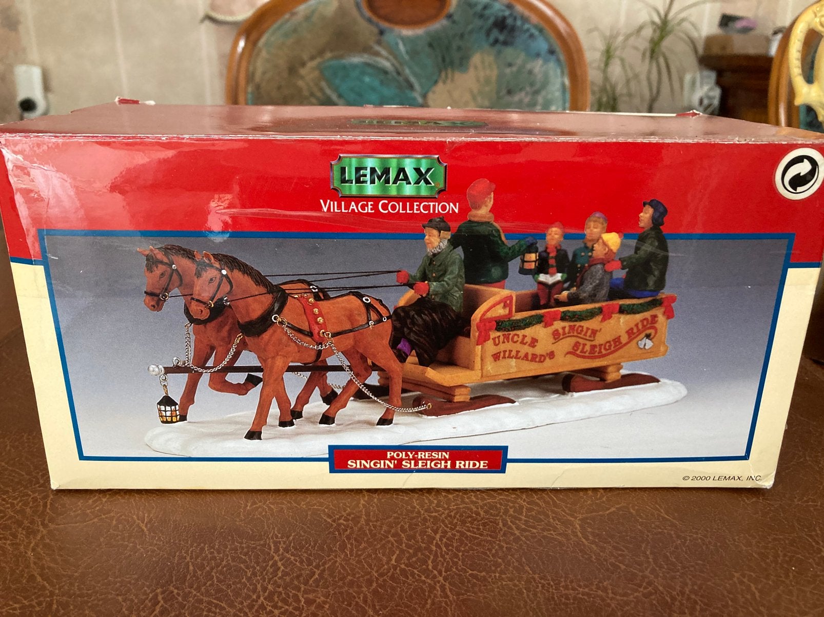 Uncle  Willard sleigh ride lemax, Ophalen of Verzenden, Zo goed als nieuw