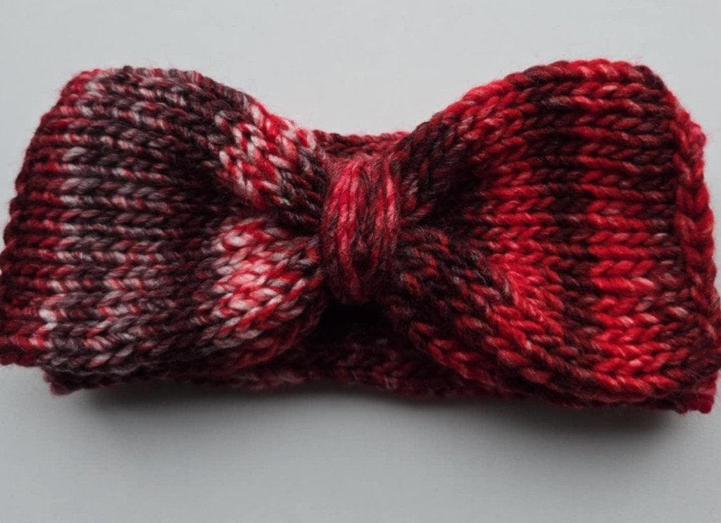 Rode baby/peuter hoofdband met grote strik, Verzenden, Nieuw