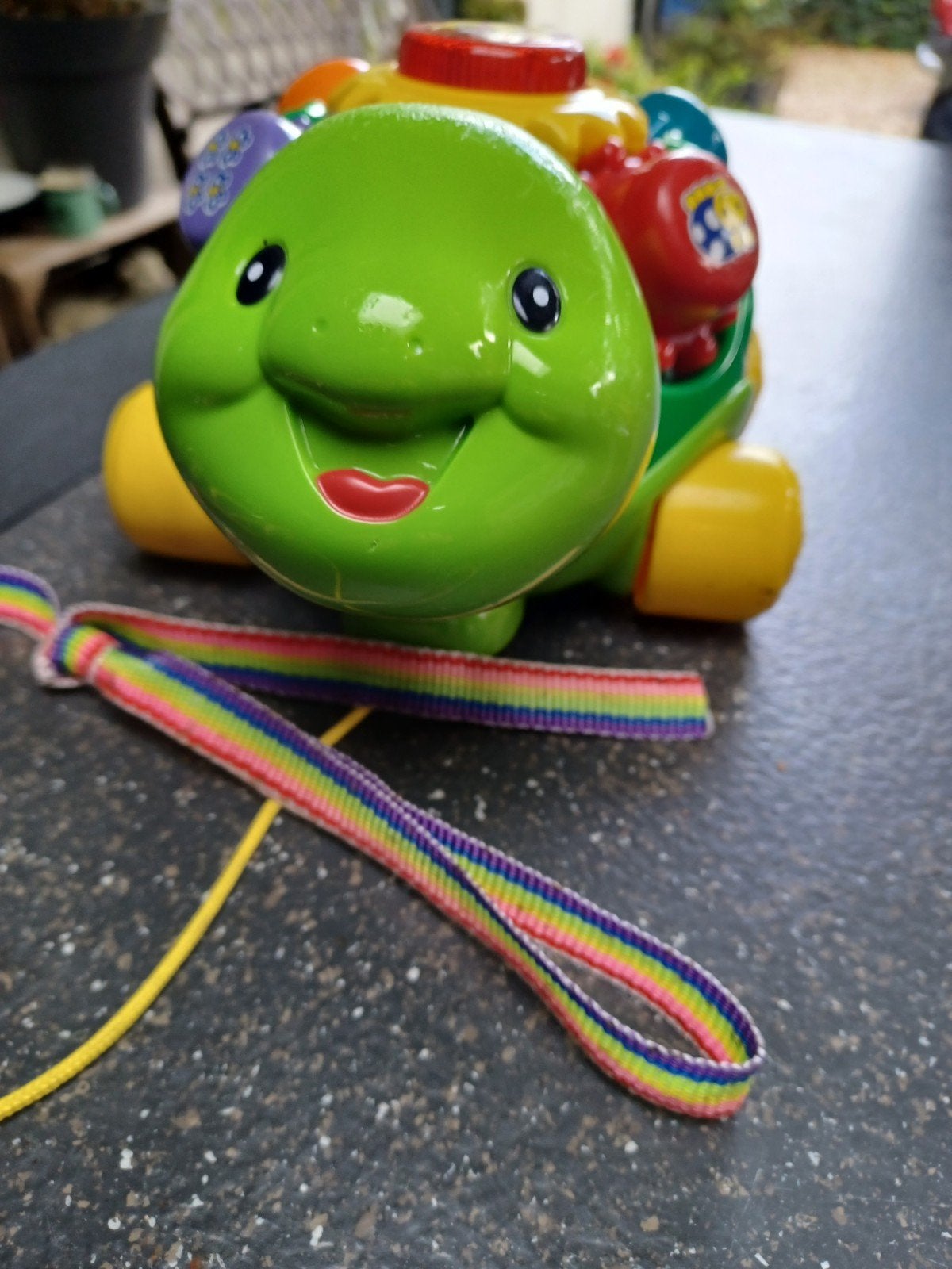 vtech draai en leer schildpad, Ophalen, Zo goed als nieuw, Duw- of Trekspeelgoed, Met geluid
