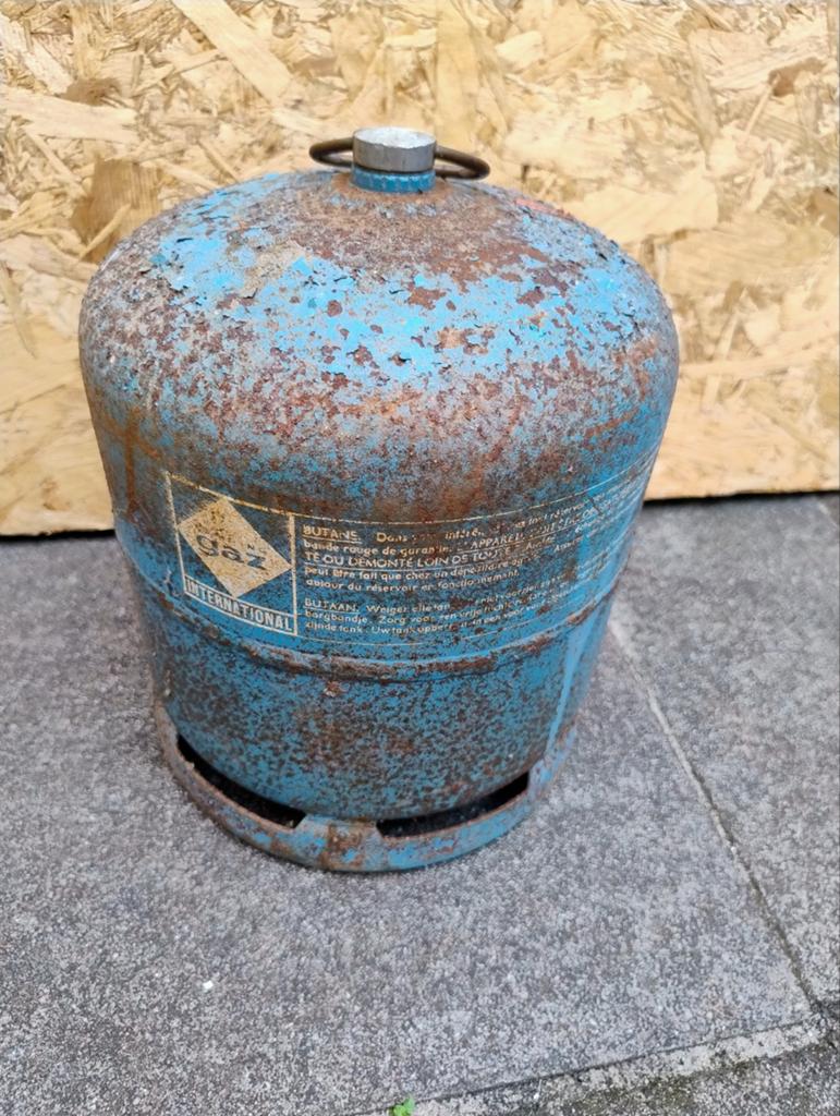 Lege camping gaz fles, Caravans en Kamperen, Ophalen, Gebruikt