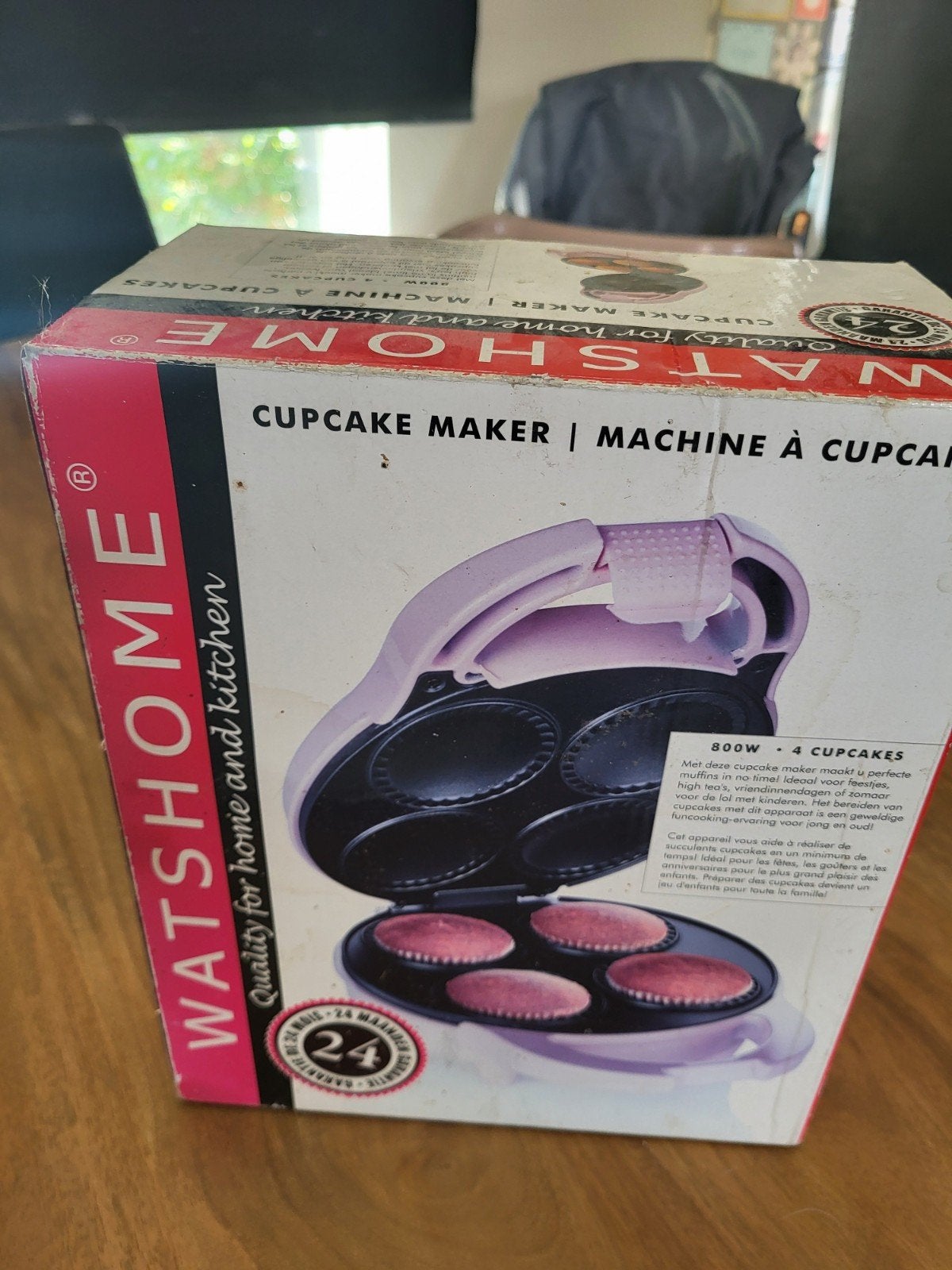 Watshome Cupcake Maker - Roze Cupcake Machine, Ophalen, Nieuw