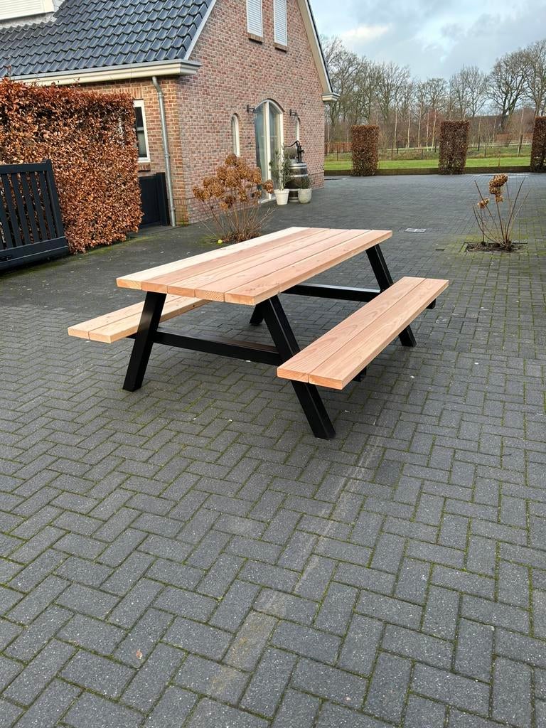 Picknicktafels te koop!, Tuin en Terras, Picknicktafels, Nieuw, Rechthoekig, Hout, Ophalen