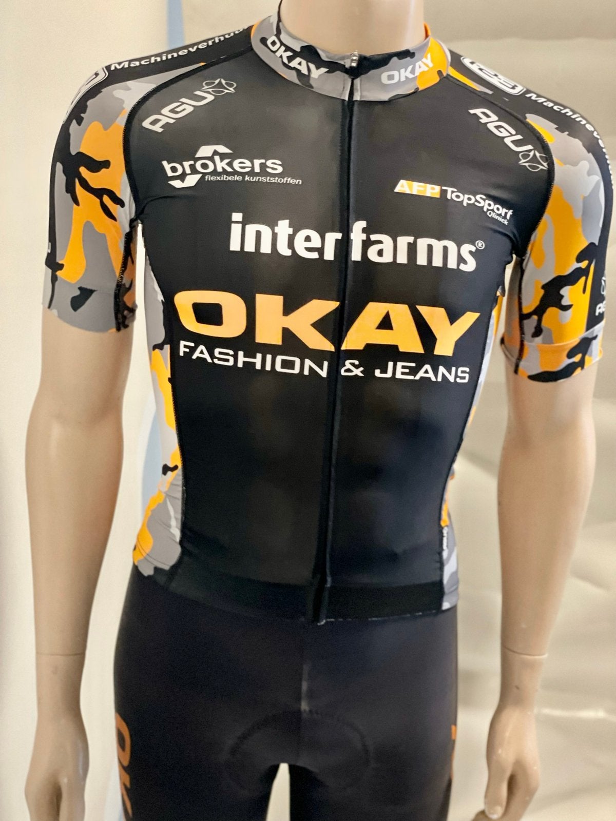 Wielrenkleding wielrenbroek fietsbroek maat M Agu Okay, Ophalen of Verzenden, Zo goed als nieuw, Bovenkleding, AGU