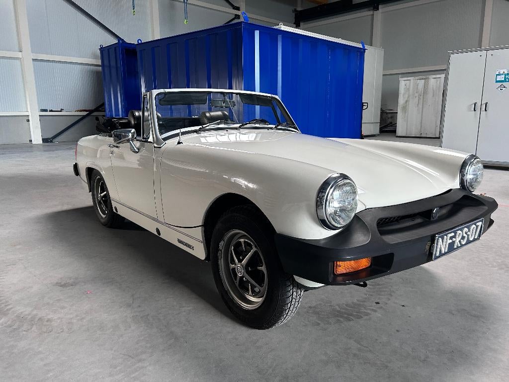 MG Midget 1.5 (1978), Auto's, MG, 4 cilinders, Cabriolet, Wit, Leder