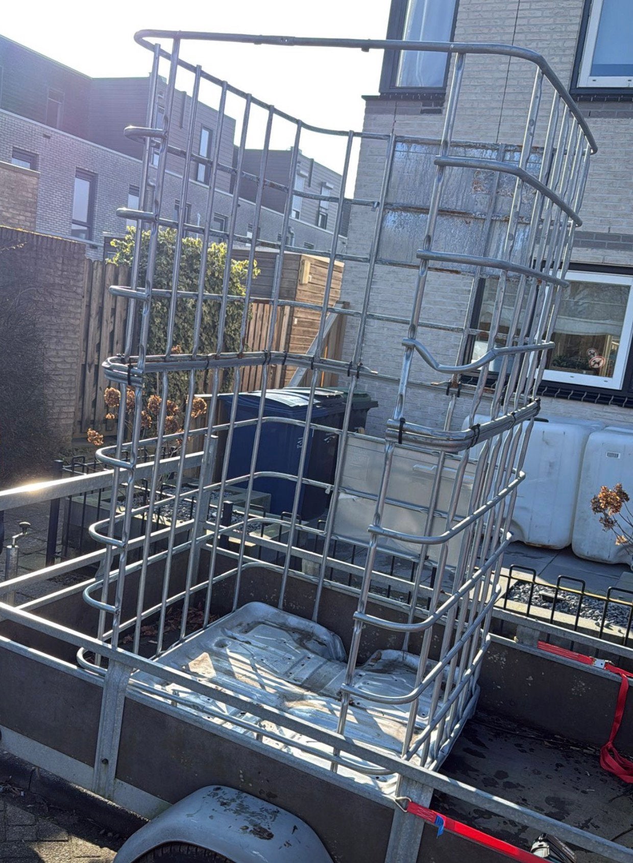 Ibc rek pallet gratis af te halen, 100 cm of meer, 60 cm of meer, Ophalen of Verzenden, Zo goed als nieuw