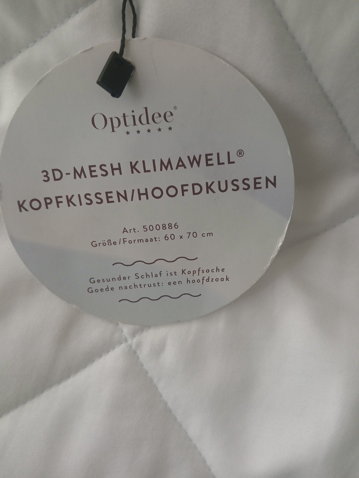 Nieuw Optidee  hoogdkussen!, Eenpersoons, Wit, Nieuw, Ophalen of Verzenden