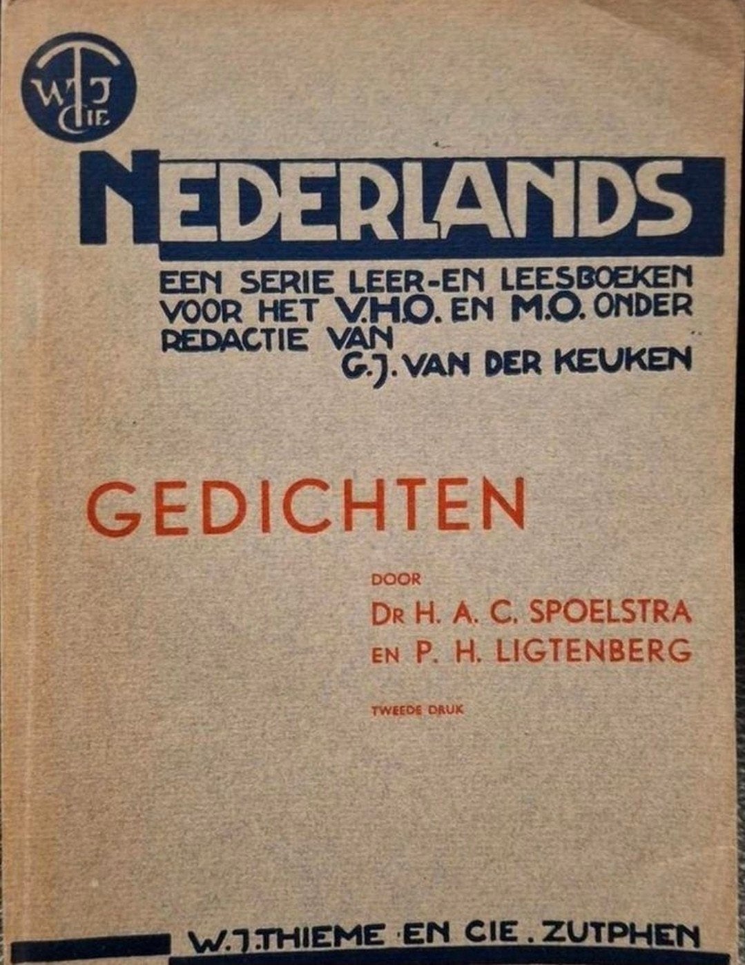 Nederlands Gedichten - Dr. Spoelstra & Ligtenberg, Ophalen of Verzenden, Gelezen, Dr. H.A.C. Spoelstra & P.H. Ligtenberg, Meerdere auteurs