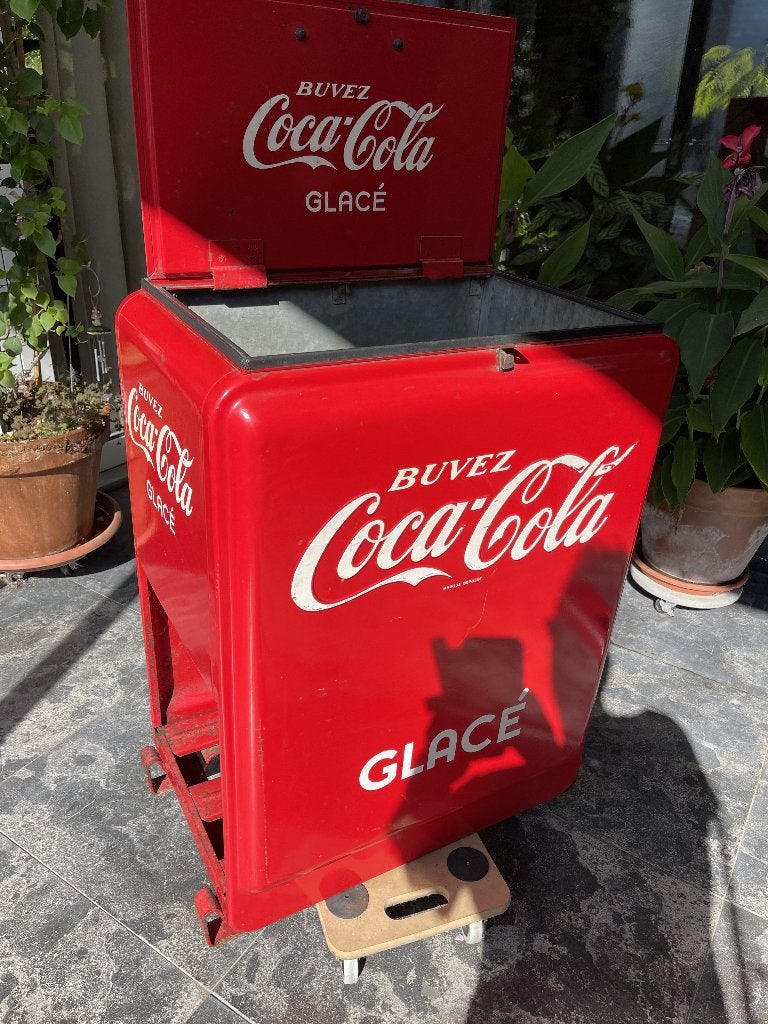 Vintage Coca-Cola Koelbox / IJskist, Ophalen, Gebruikt, Gebruiksvoorwerp