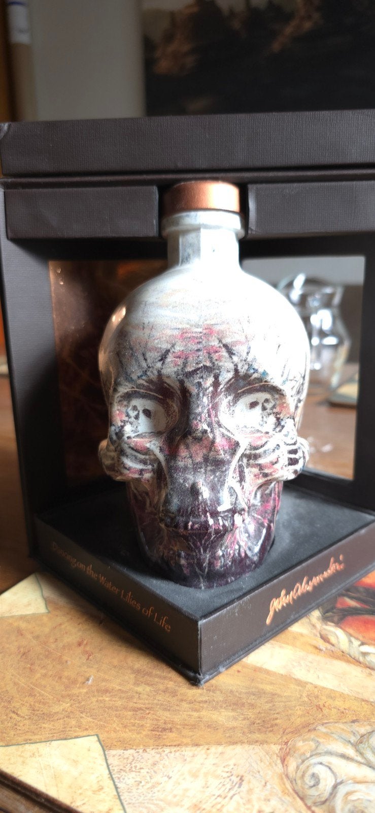Unieke John Alexander Crystal Head Vodka fles (leeg), Verzamelen, Ophalen of Verzenden, Gebruikt