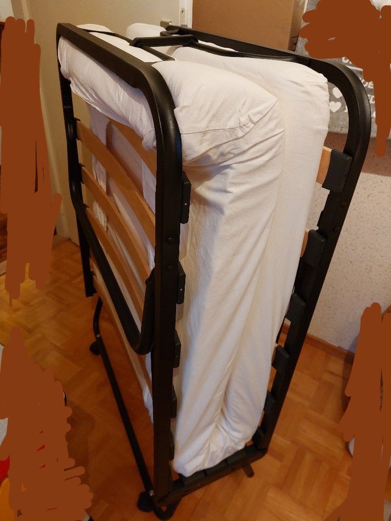 1 persoons opklapbed Nieuw, Ophalen, Eenpersoons, Nieuw, 80 cm