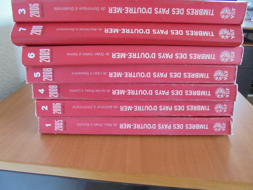 7  Yvert catalogie gebruikt, Postzegels en Munten, Postzegels | Toebehoren, Ophalen, Verzamelalbum