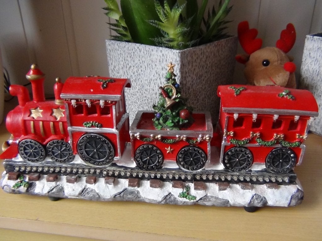 Kerst decoratie met verlichting, Ophalen, Zo goed als nieuw