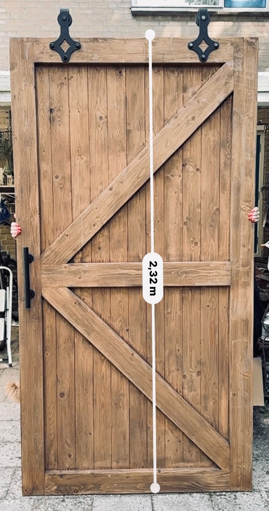 Barn deur van zeer degelijke kwaliteit, Doe-het-zelf en Verbouw, Ophalen, Overige typen, Zo goed als nieuw, Schuifdeur