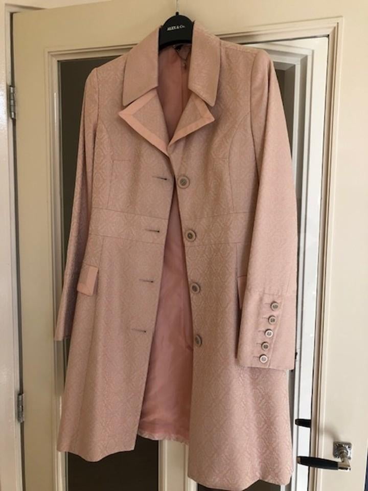 VINTAGE DAMESJAS GORDIJNSTOF CHERISE ROZE (38), Maat 38/40 (M), H&M, Verzenden, Nieuw
