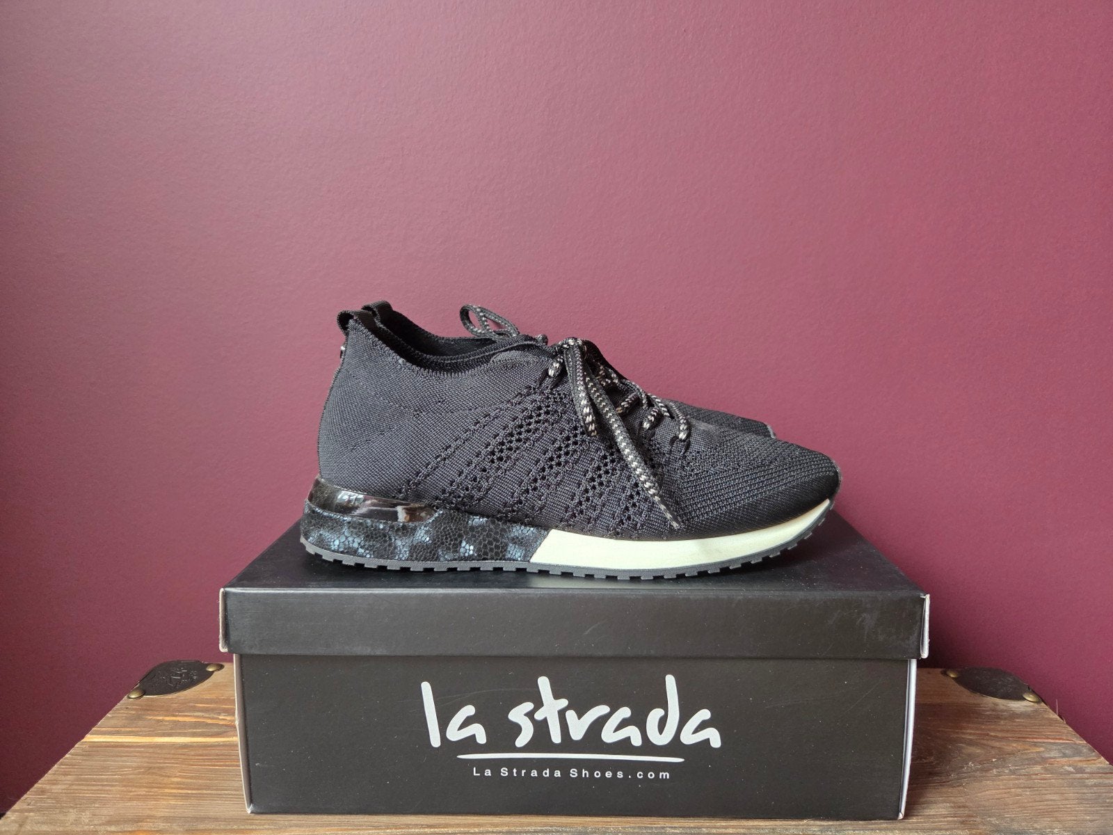 La strada sneakers dames maat 40, Zwart, Nieuw, Ophalen of Verzenden, Sneakers of Gympen