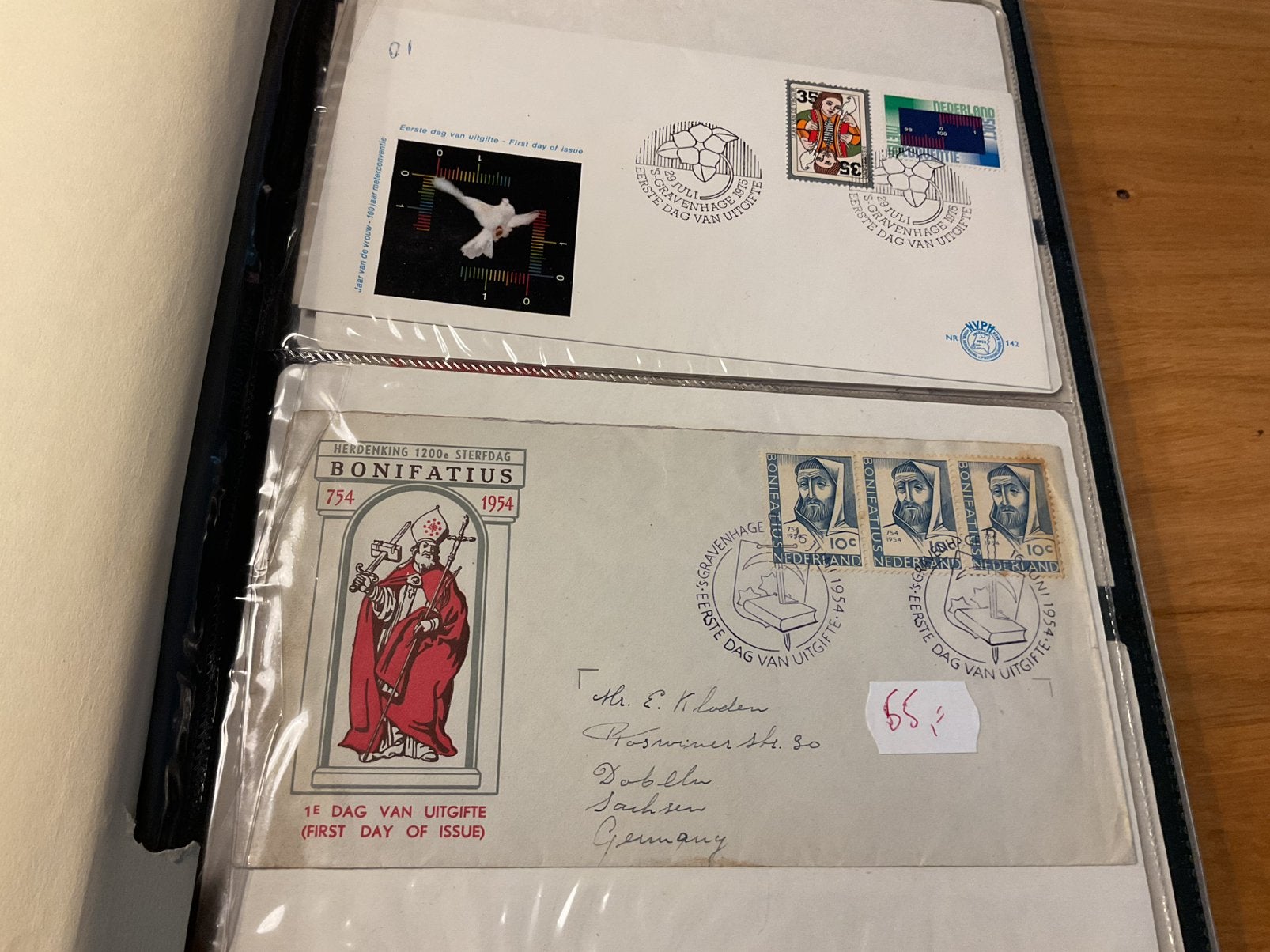Partij FDC Nederland vanaf jaren 50 in album, Ophalen of Verzenden, Nederland