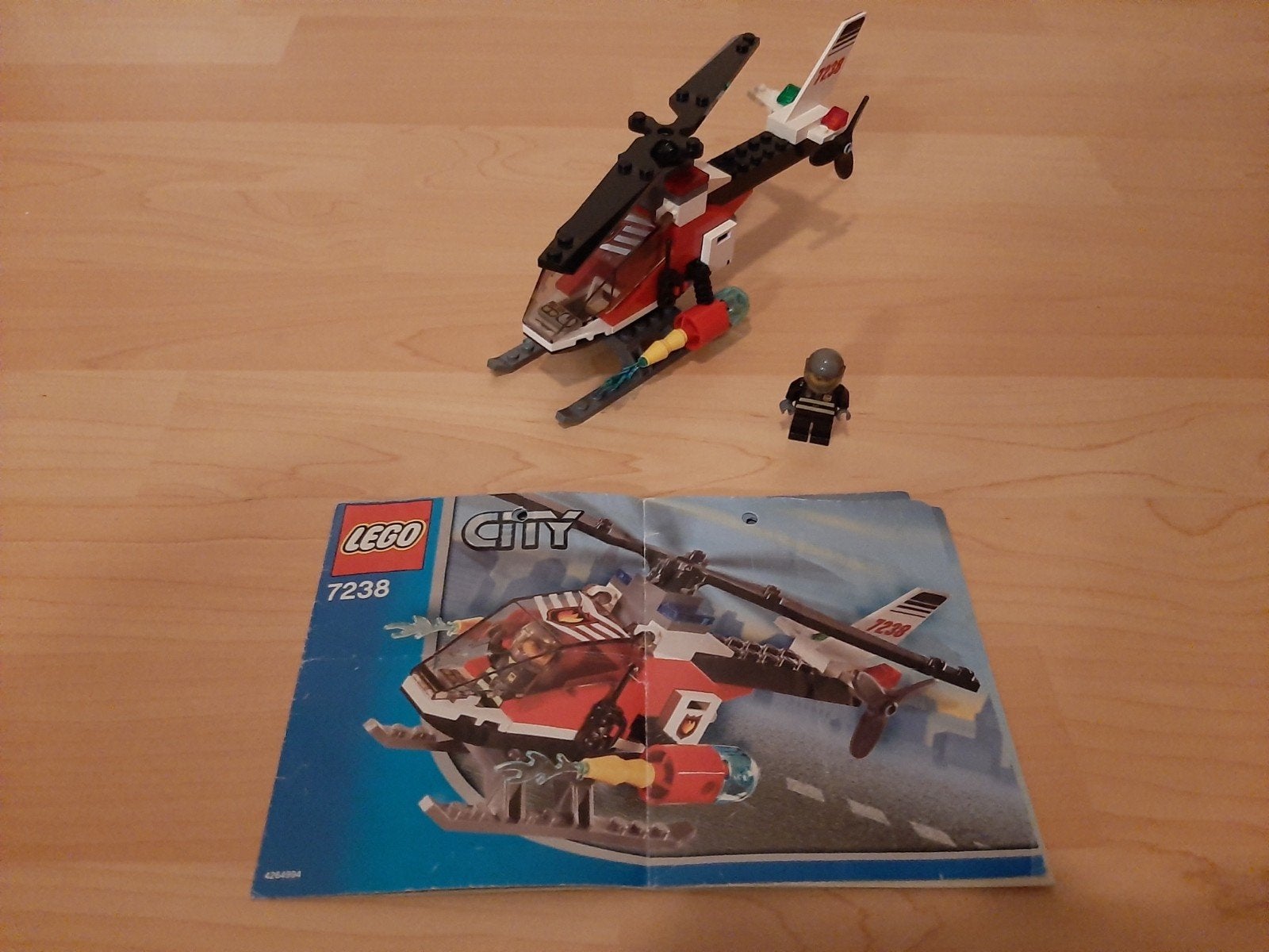 Lego City 7238 Brandweerhelikopter, Kinderen en Baby's, Lego, Ophalen of Verzenden, Inclusief instructies, Complete set