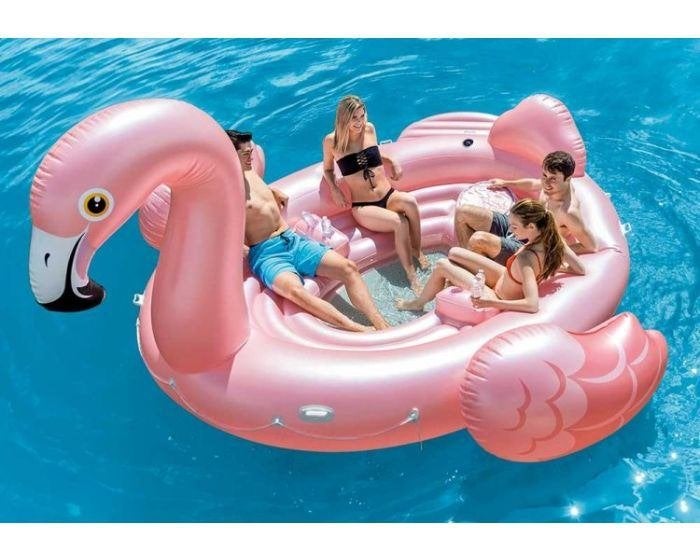 Opblaasbare flamingo te koop, Ophalen, Gebruikt