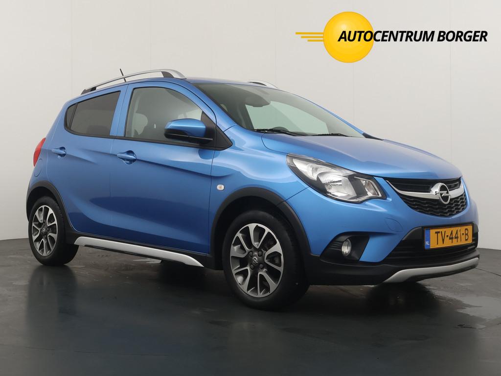 Opel KARL 1.0 Rocks Online Edition Navi/15"LM/airco /Cruise/, Auto's, Voorwielaandrijving, 839 kg, Stof, Gebruikt