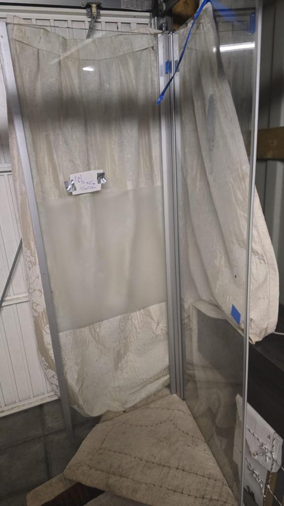 Douchecabine 70x74 cm, Ophalen of Verzenden, Gebruikt, Met douche