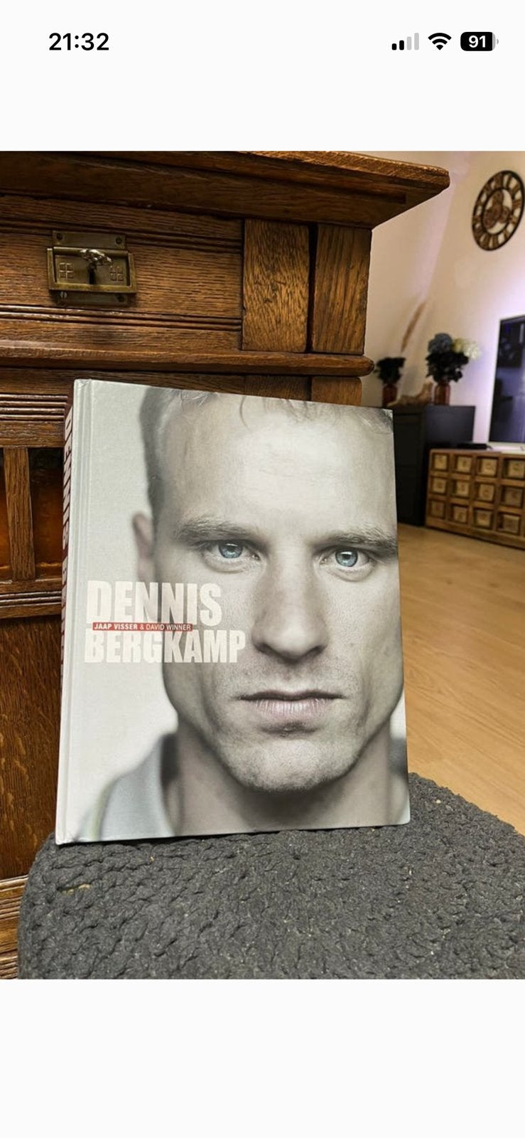 Dennis Bergkamp (biografie, van auteur: Jaap Visser), Ophalen of Verzenden, Zo goed als nieuw, Balsport