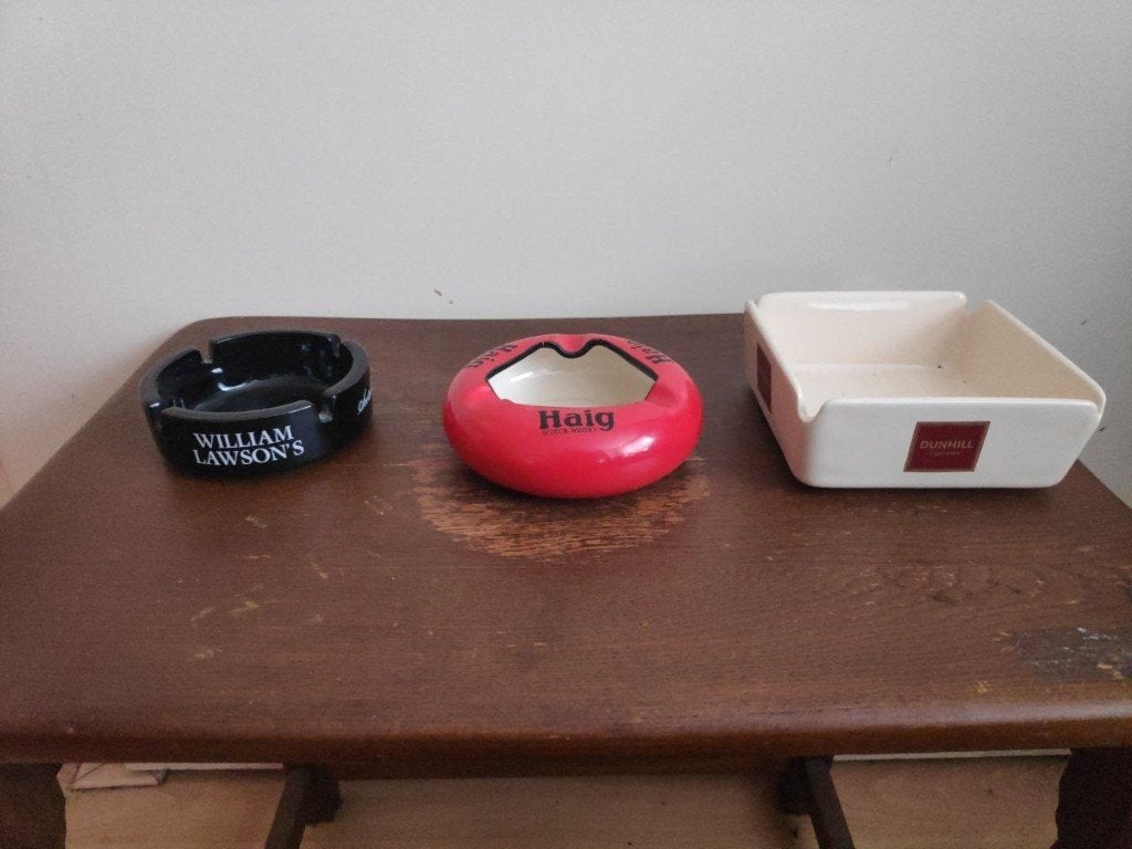 Haig / Lawson / Dunhill ashtrays, Ophalen of Verzenden, Zo goed als nieuw, Asbak