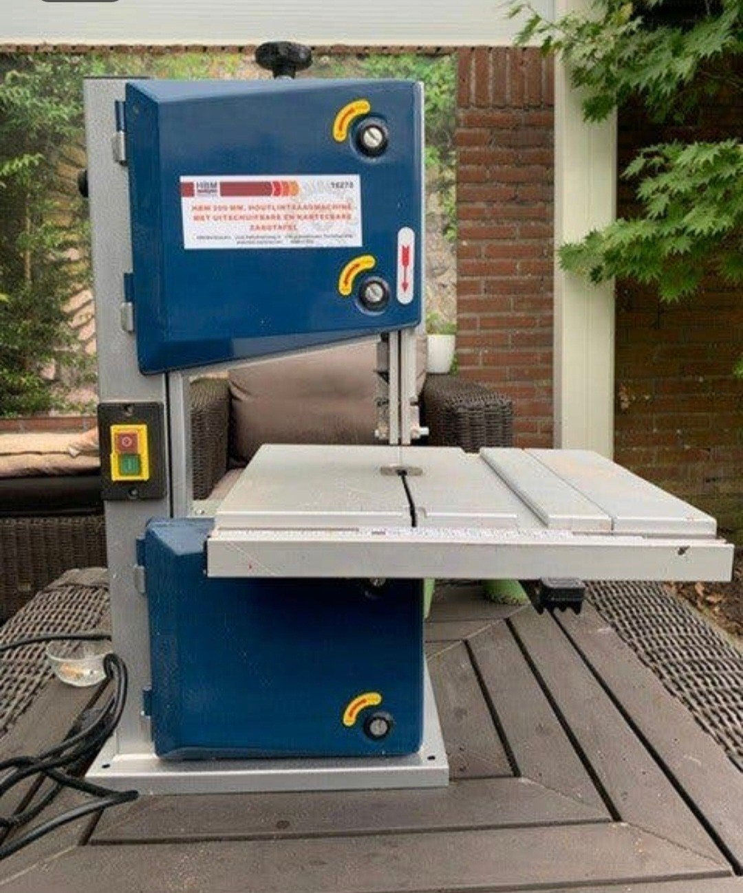 Zo goed als nieuwe lintzaag - mei 2025 - weinig gebruikt, Ophalen, Onbekend, 70 mm of meer, 600 tot 1200 watt