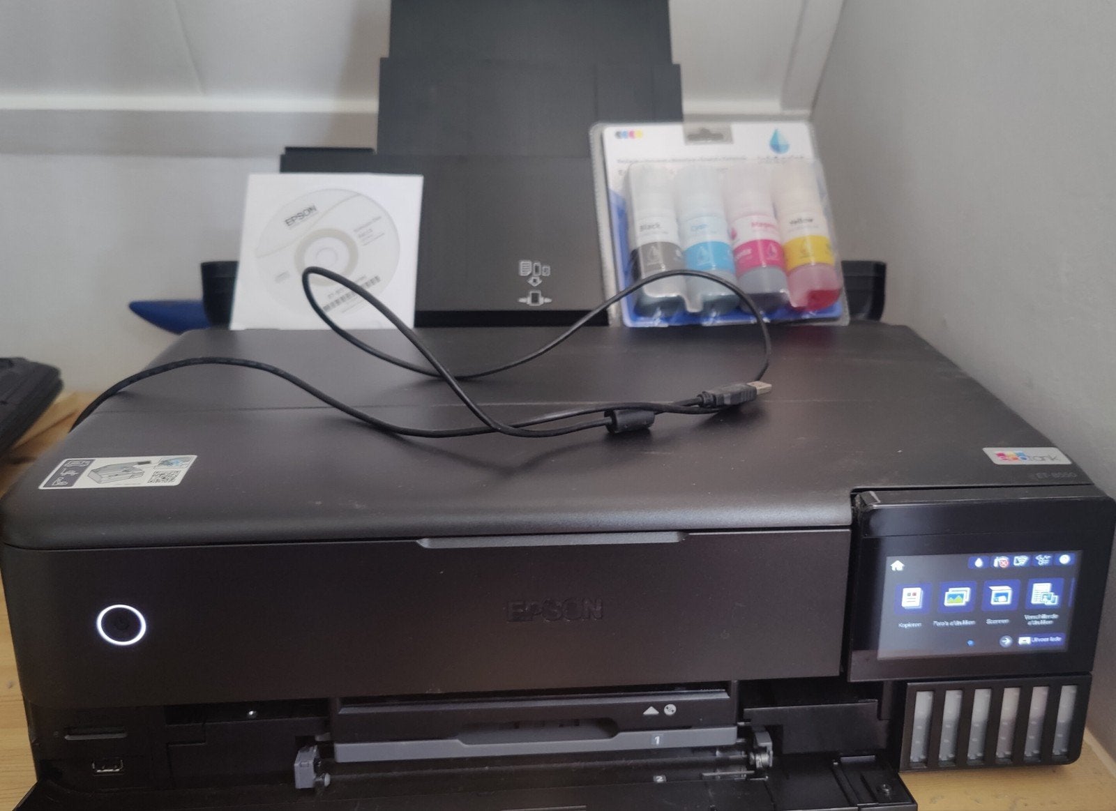 Epson EcoTank ET-8550 + extra inkt 400€ Vaste Prijs!, Ophalen, Zo goed als nieuw