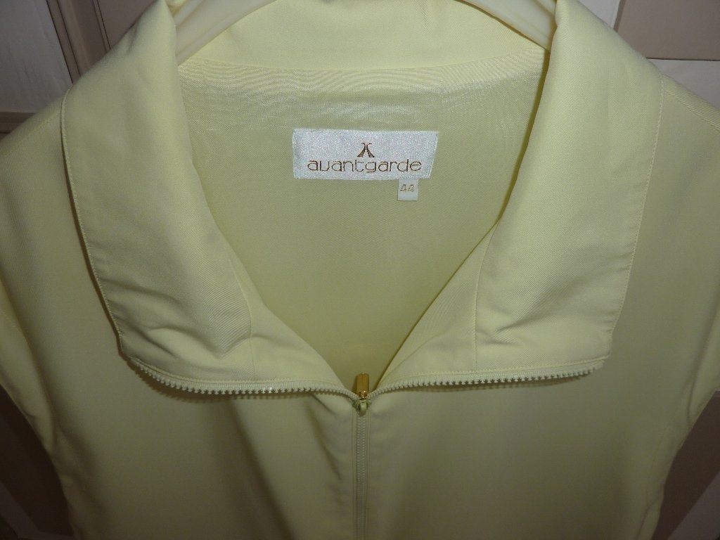 AVANT GARDE Bodywarmer maat 42-44 Zo goed als nieuw, Geel, Maat 42/44 (L), Avant Garde, Ophalen of Verzenden