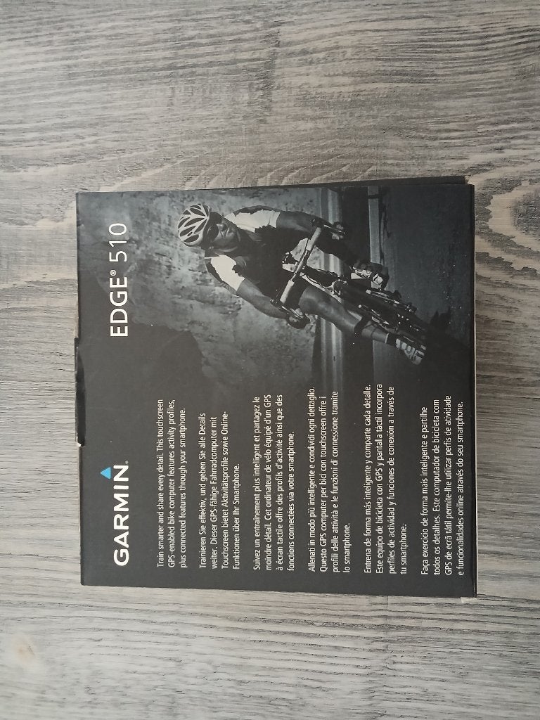 Garmin Edge 510 fietscomputer, Fietsen en Brommers, Ophalen, Snelheidssensor, Zo goed als nieuw
