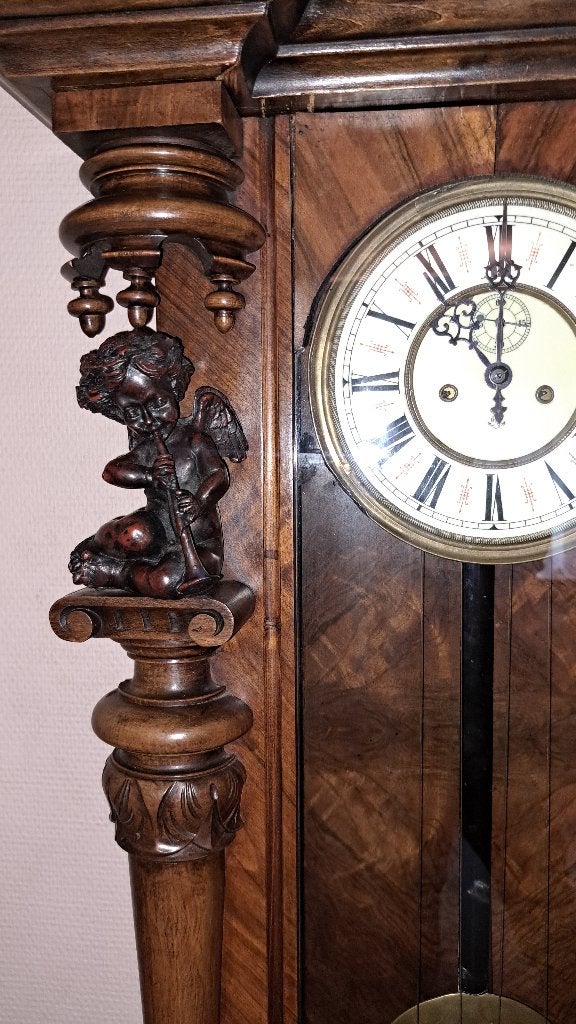 te koop mooie 2 gewichter GB, Antiek en Kunst, Antiek | Klokken, Ophalen
