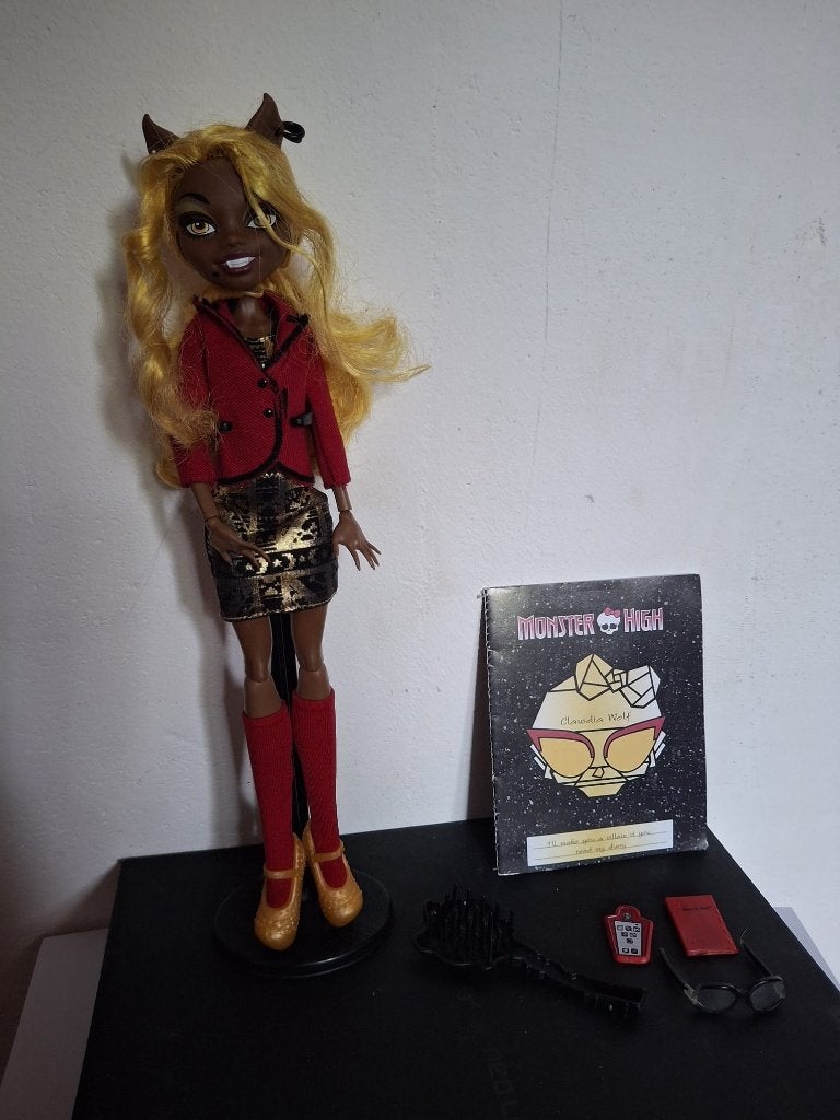 Monster High Clawdia Wolf Gen 1, Ophalen of Verzenden, Gebruikt, Overige typen