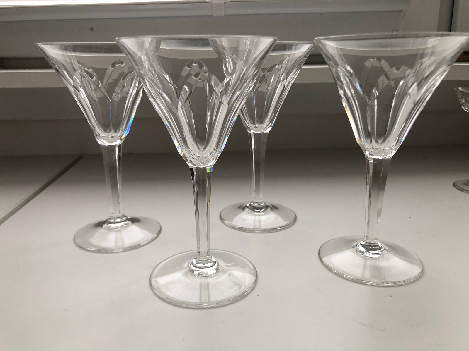 4 Segur kristallen wijnglazen W.J. Rozendaal, Kristalunie, Antiek en Kunst, Ophalen of Verzenden