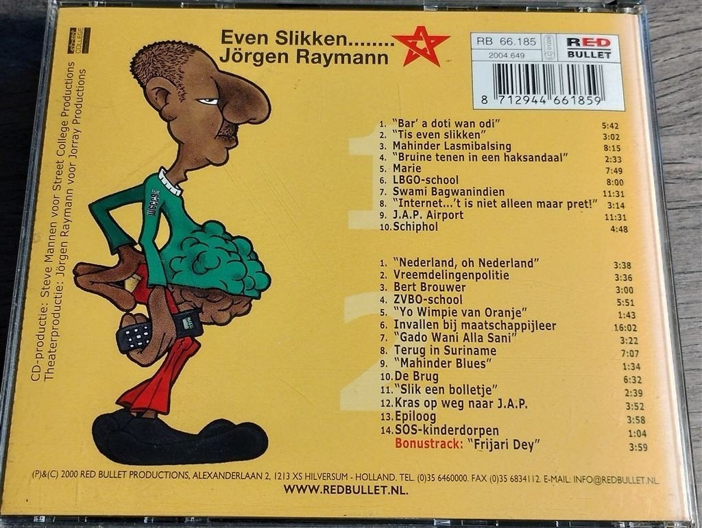 Jorgen Raymann - Even Slikken [2 CD], Ophalen of Verzenden, Zo goed als nieuw