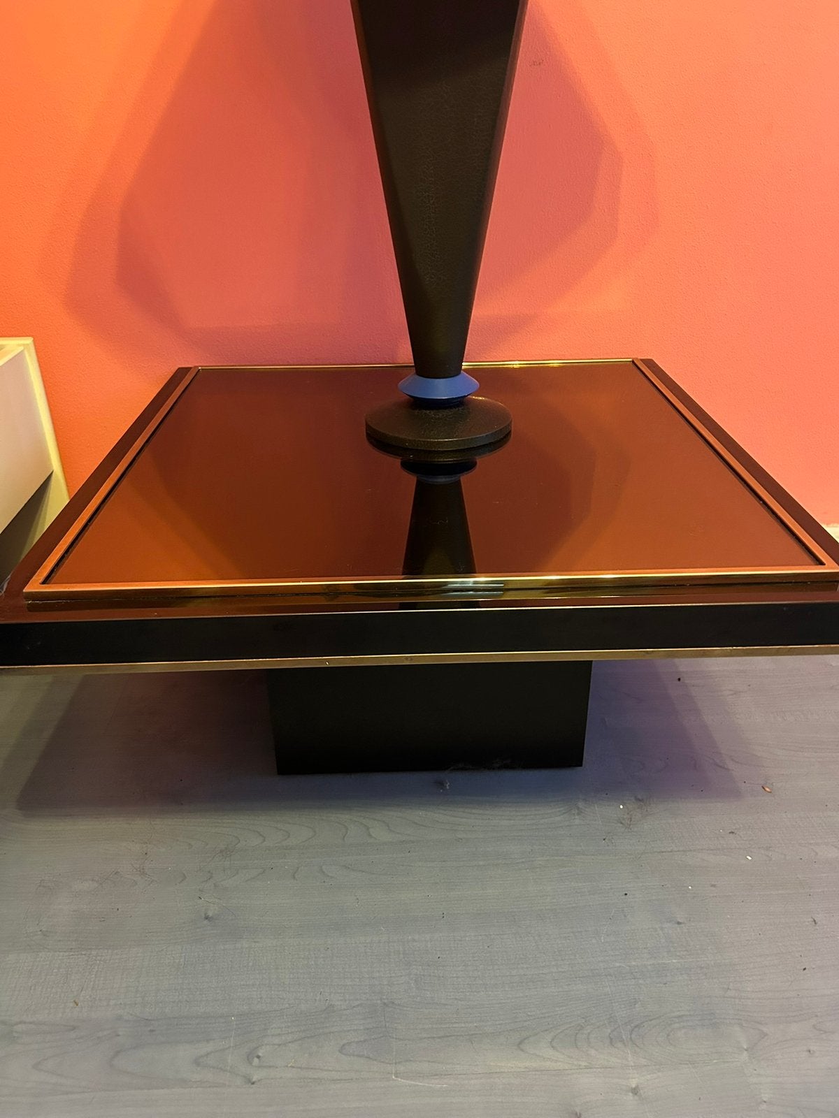 Salontafel 50x50, Zwart, Ophalen, Zo goed als nieuw