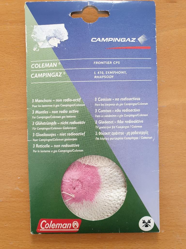 Campingaz gloeikousjes, maat L, Caravans en Kamperen, Ophalen of Verzenden, Nieuw