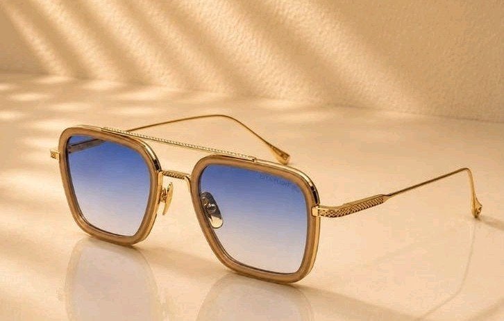 Dita zonnebril heren flight model 006 goud met blauwe glazen, Ophalen of Verzenden, Zo goed als nieuw, Overige merken