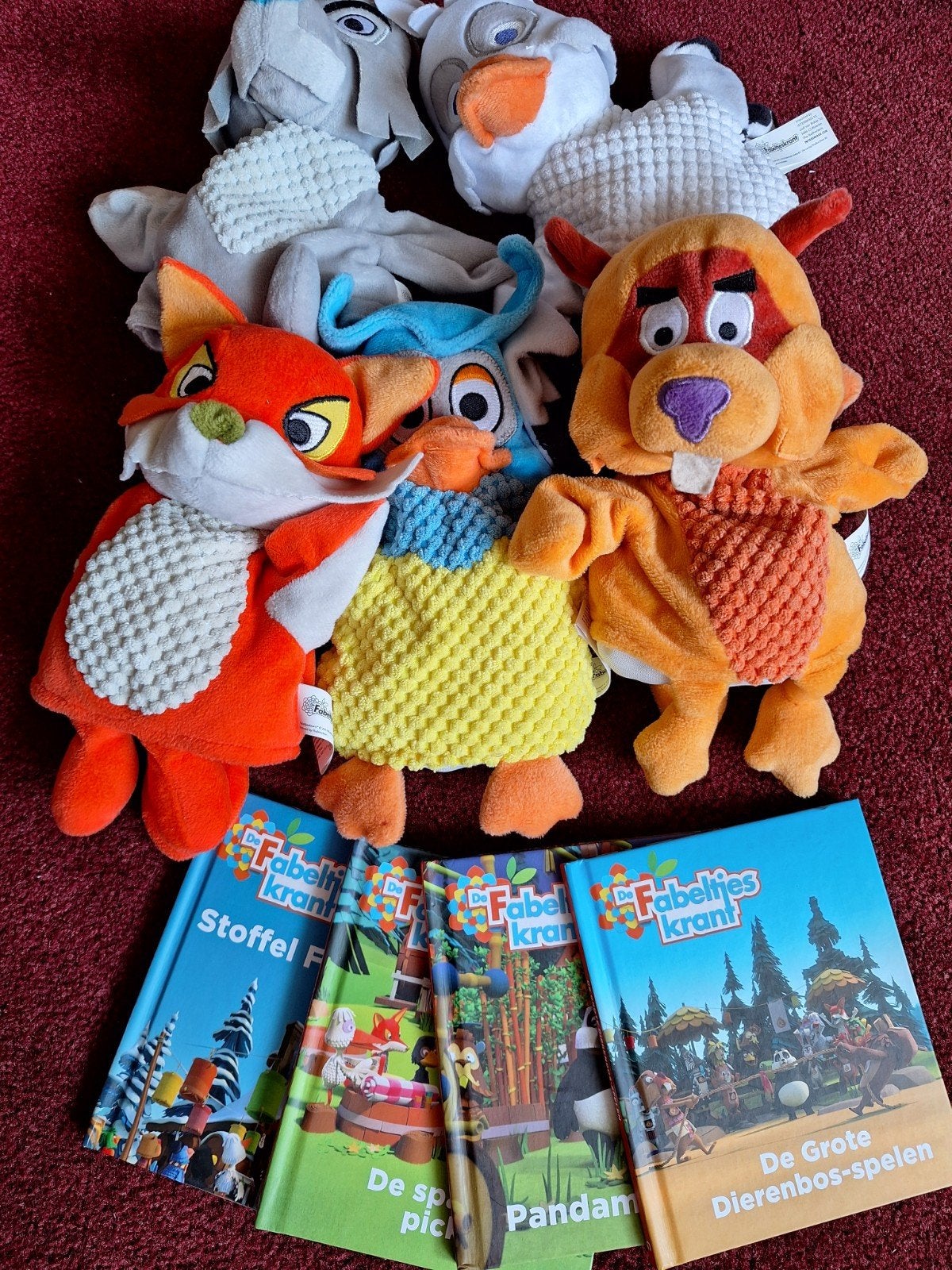 Handpoppen Fabeltjeskrant, Ophalen of Verzenden, Beeldje of Poppetje