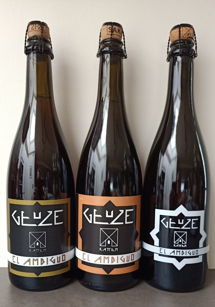 36 flessen Kattem geuze "El Ambiguo" - Bourbongeuze, Ophalen, Nieuw, Flesje(s), Overige merken