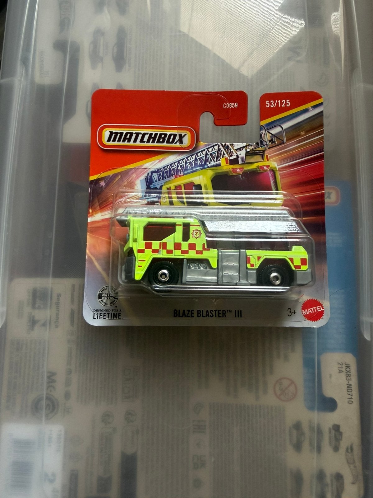 Matchbox rescue brandweer, Hobby en Vrije tijd, Ophalen of Verzenden, Zo goed als nieuw, Auto