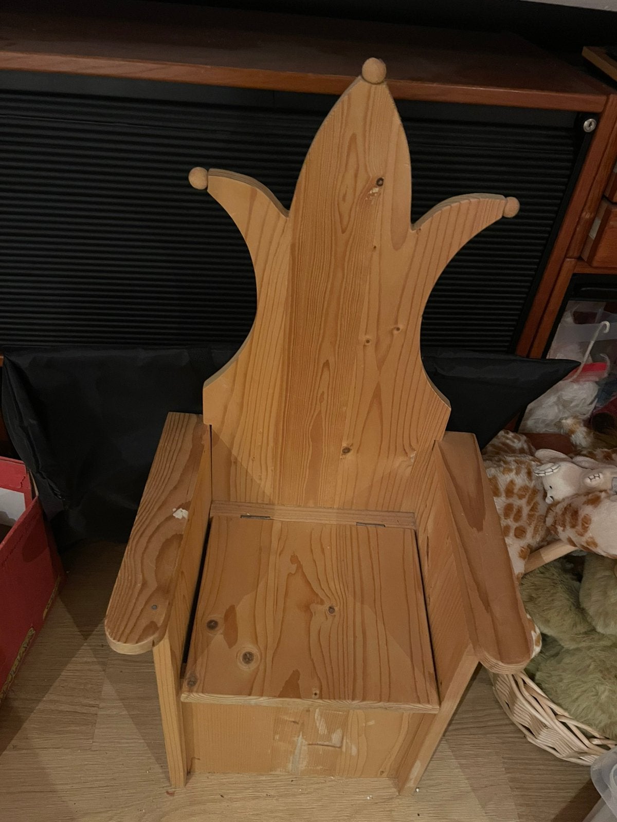 Prinses stoel hout, Ophalen, Gebruikt, Stoel