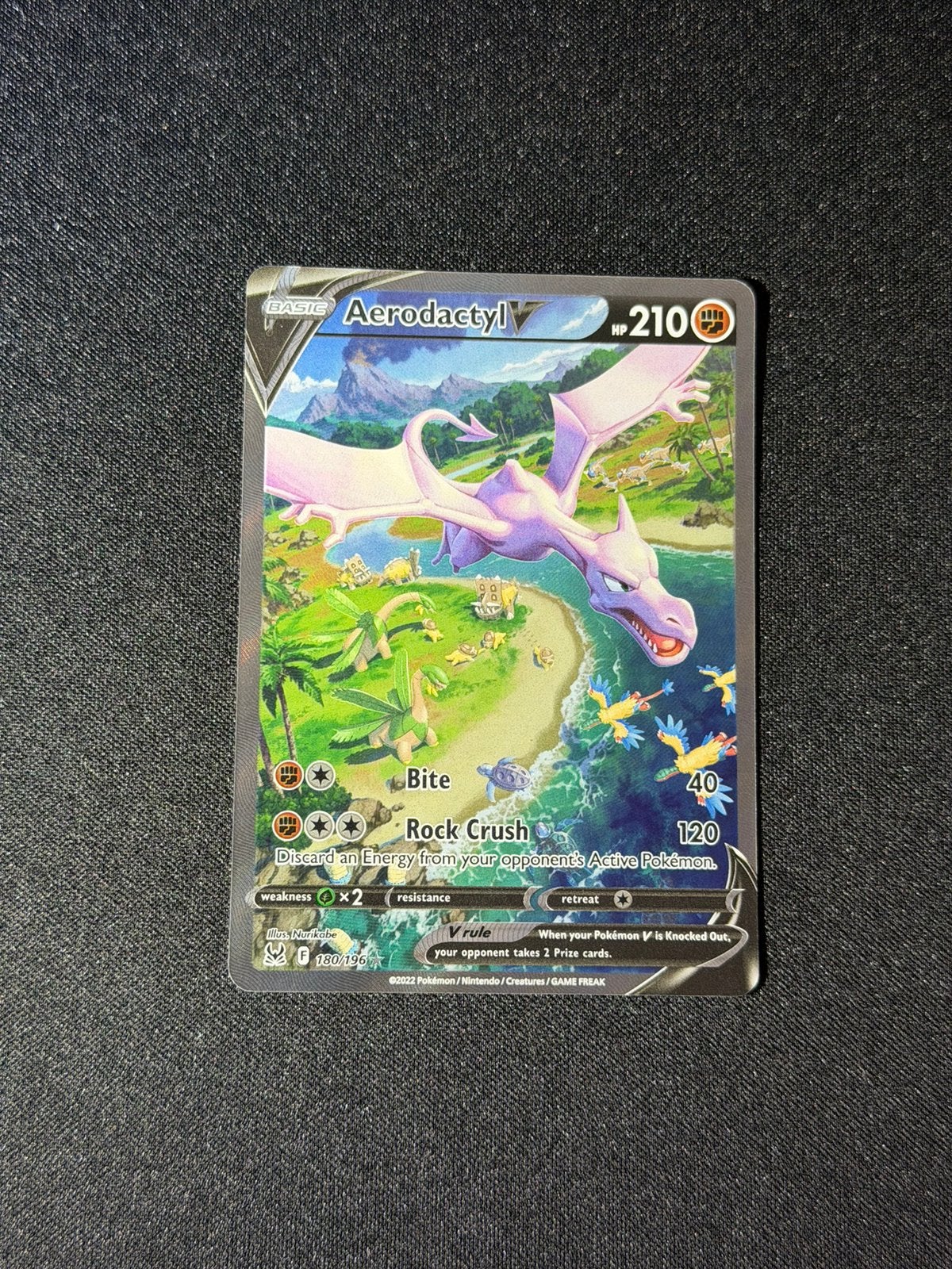 Aerodactyl Alt Art 180/196 Lost Origin MINT, Ophalen of Verzenden, Zo goed als nieuw