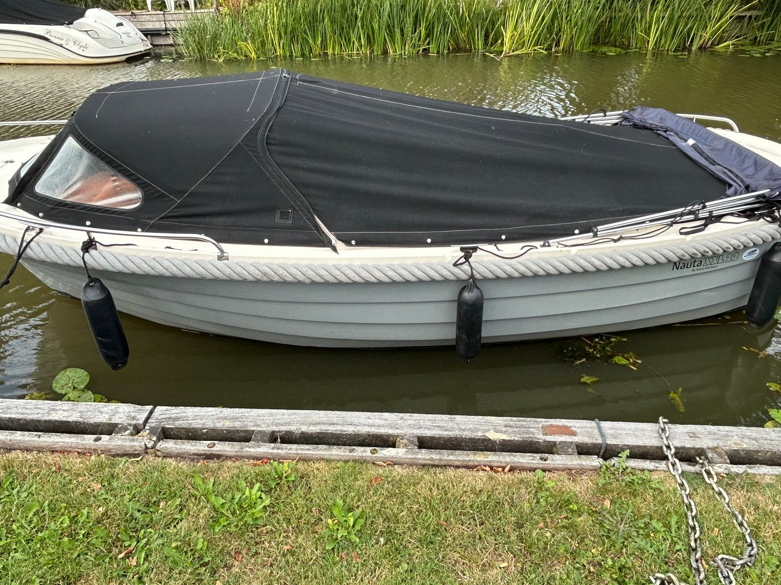TE KOOP NAUTA XXL 22 lifestyle 650 SLOEP OP TRAILER, Watersport en Boten, Ophalen, Binnenboordmotor, Biminitop, Diesel