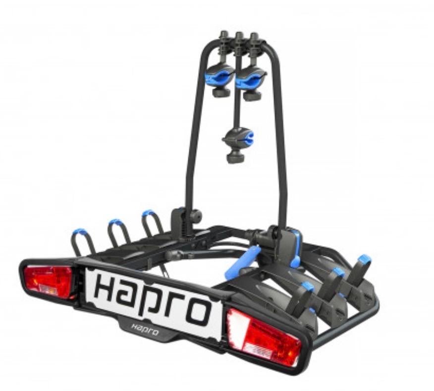 Hapro Atlas premium III  fietsendrager, Auto diversen, Ophalen, 3 fietsen of meer, Elektrische fiets, Zo goed als nieuw