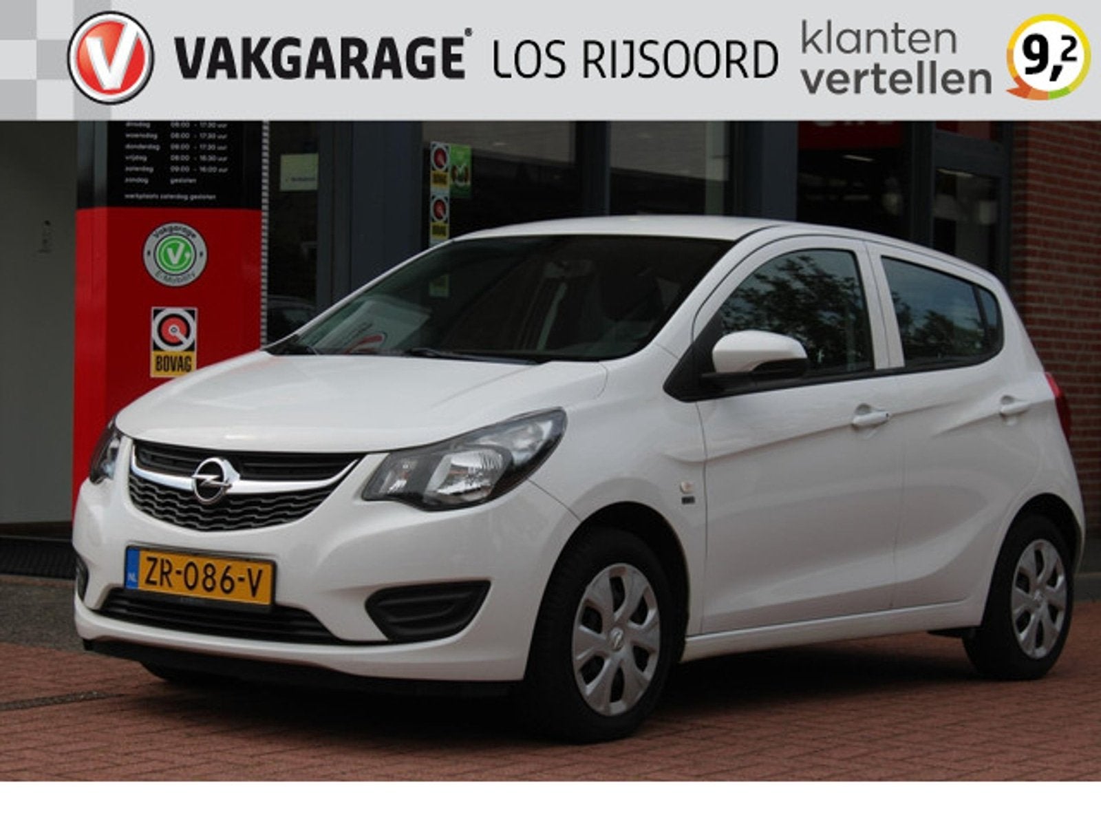 Opel KARL 1.0 *120 Edition* | Cruise Control | A/C | Topper!, Auto's, 839 kg, Stof, Gebruikt, Wit