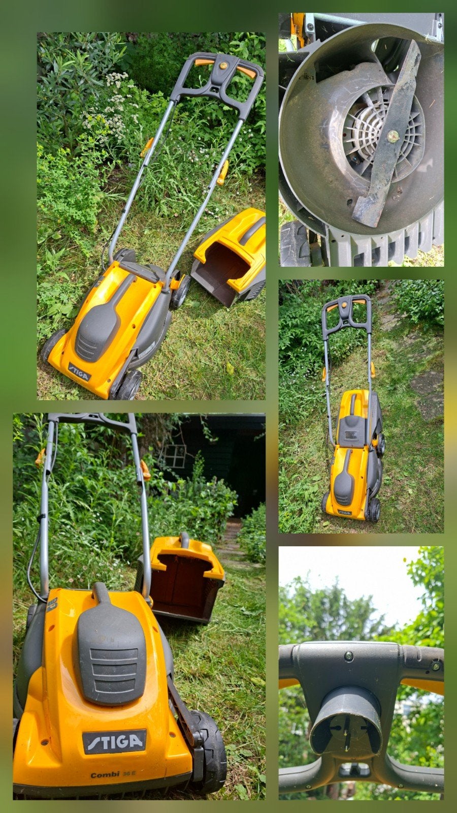 Stiga elektrische grasmaaier, Ophalen, Gebruikt, Elektrische grasmaaier, Stiga
