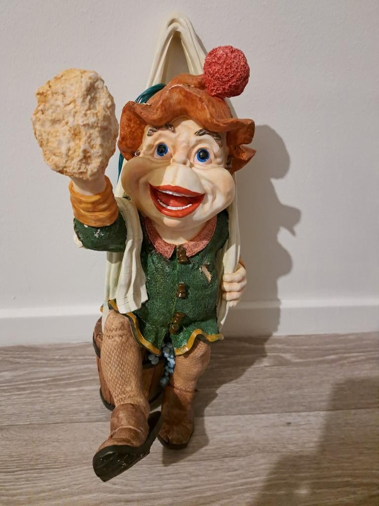 Laaf zittend op emmer, 35 cm, om op te hangen, Ophalen, Gebruikt
